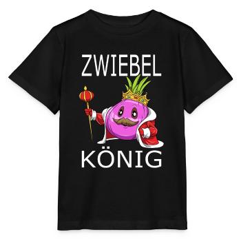 Zwiebel König - Stanley/Stella Kinder T-Shirt MINI CREATOR  - Schwarz - Vorne - Mikhail (115cm)