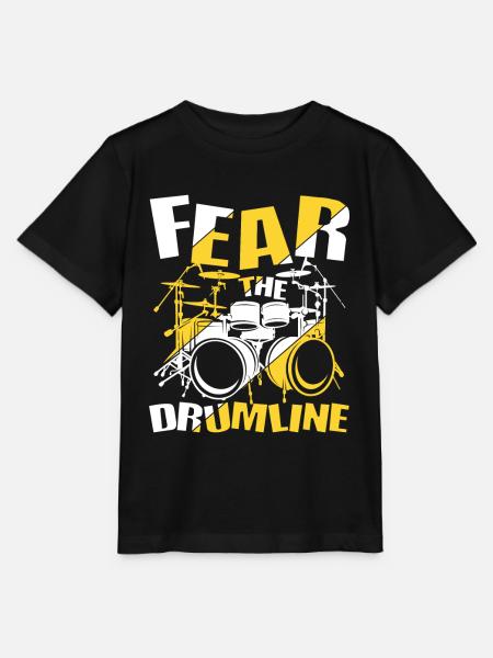 Fear The Drumline - Stanley/Stella Kinder T-Shirt MINI CREATOR  - Schwarz