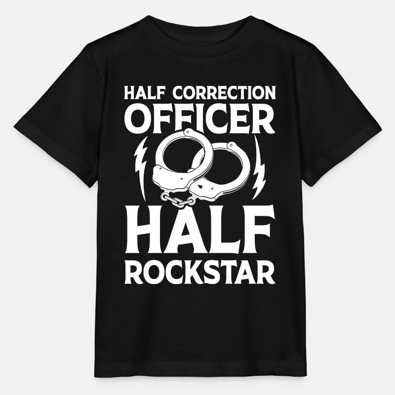 Hlaf Correction Officer Half - Stanley/Stella Kinder T-Shirt MINI CREATOR  - Schwarz