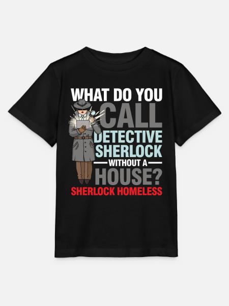 Detective Without A House - Stanley/Stella Kinder T-Shirt MINI CREATOR  - Schwarz