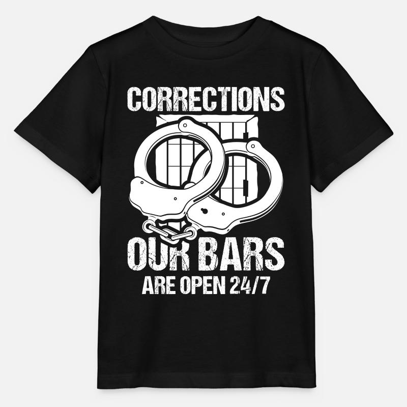 Corrections Our Bars Are Open 24/7 - Stanley/Stella Kinder T-Shirt MINI CREATOR  - Schwarz