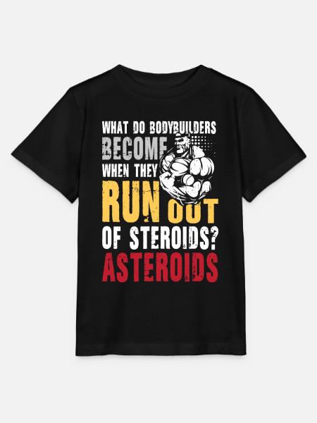Bodybuilders Asteroids - Stanley/Stella Kinder T-Shirt MINI CREATOR  - Schwarz