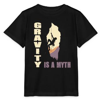 Gravity is a Myth - Stanley/Stella Kinder T-Shirt MINI CREATOR  - Schwarz - Vorne - Mikhail (115cm)