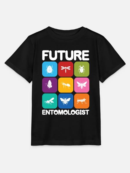 Future Entomologist - Stanley/Stella Kinder T-Shirt MINI CREATOR - Schwarz