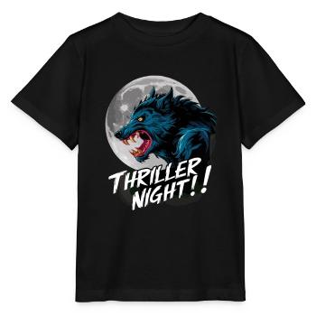 Thriller Nacht der Werwölfe und Mondscheinheulen - Stanley/Stella Kinder T-Shirt MINI CREATOR  - Schwarz - Vorne - Mikhail (115cm)