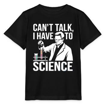 Technicien de laboratoire scientifique dans la vie quotidienne - T-shirt bio MINI CREATOR Stanley/Stella Enfant - noir - Devant - Mikhail (115cm)
