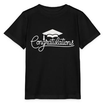 Congratulations on passing the exam - Stanley/Stella MINI CREATOR Kids’ T-Shirt - black - Front - Mikhail (115cm)