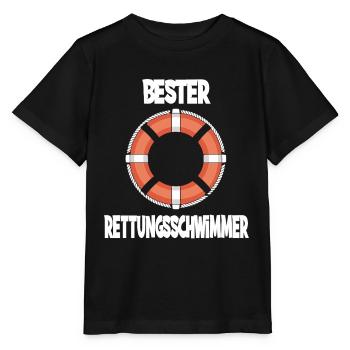 Best Lifeguard Life Lifebuoy - Stanley/Stella MINI CREATOR Kids’ T-Shirt - black - Front - Mikhail (115cm)