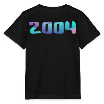 Geburtstagsgeschenk 2004 Jahrgang 2004 Retro 2004 - Stanley/Stella Kinder T-Shirt MINI CREATOR  - Schwarz - Vorne - Mikhail (115cm)