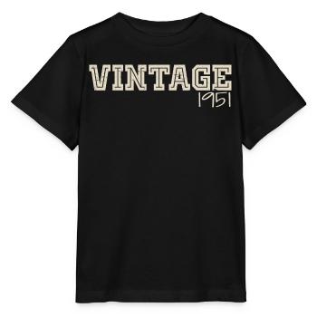 Vintage 1951 Original 1951 Rétro 1951 Cadeau 1951 - T-shirt bio MINI CREATOR Stanley/Stella Enfant - noir - Devant - Mikhail (115cm)