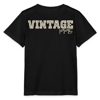 Jahrgang 1995 Original 1995 Retro 1995 Geschenk 1995 - Stanley/Stella Kinder T-Shirt MINI CREATOR  - Schwarz - Vorne - Mikhail (115cm)