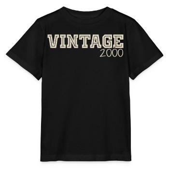 Vintage 2000 Original 2000 Retro 2000 Gift 2000 - Stanley/Stella MINI CREATOR Kids’ T-Shirt - black - Front - Mikhail (115cm)