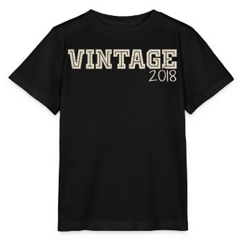 Vintage 2018 Original 2018 Rétro 2018 Cadeau 2018 - T-shirt bio MINI CREATOR Stanley/Stella Enfant - noir - Devant - Mikhail (115cm)