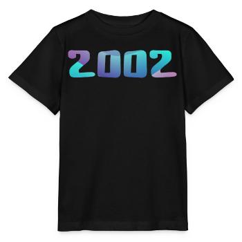 Geburtstagsgeschenk 2002 Jahrgang 2002 Retro 2002 - Stanley/Stella Kinder T-Shirt MINI CREATOR  - Schwarz - Vorne - Mikhail (115cm)