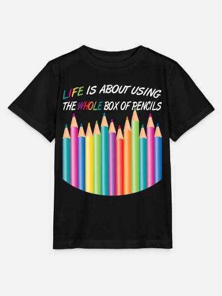 Lustiger Spruch über Leben Weisheit - Stanley/Stella Kinder T-Shirt MINI CREATOR  - Schwarz