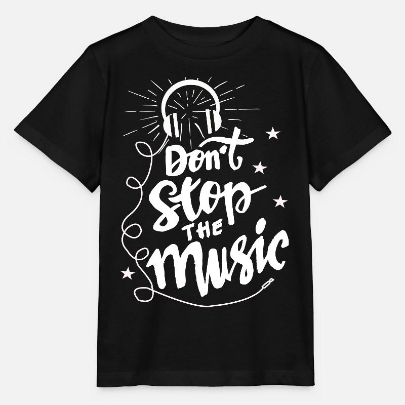 musique - T-shirt bio MINI CREATOR Stanley/Stella Enfant - noir