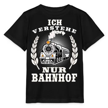 Ich verstehe nur Bahnhof - Stanley/Stella Kinder T-Shirt MINI CREATOR  - Schwarz - Vorne - Mikhail (115cm)