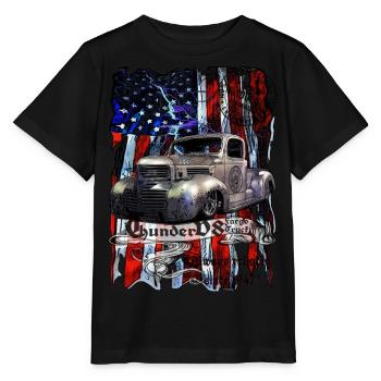 Camion Thunder V8 Fargo depuis 1947 100% satisfait - T-shirt bio MINI CREATOR Stanley/Stella Enfant - noir - Devant - Mikhail (115cm)