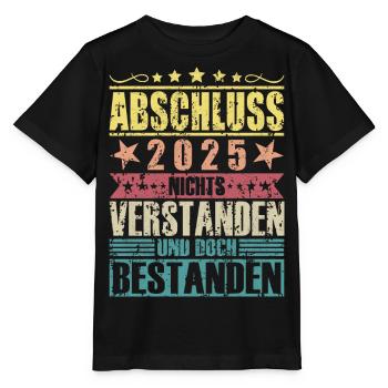 Abschluss 2025 - Stanley/Stella Kinder T-Shirt MINI CREATOR  - Schwarz - Vorne - Mikhail (115cm)