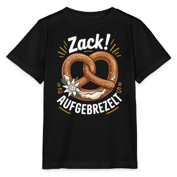Zack aufgebrezelt - Stanley/Stella Kinder T-Shirt MINI CREATOR  - Schwarz - Vorne - Mikhail (115cm)