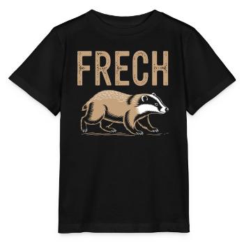 Frechdachs - Stanley/Stella Kinder T-Shirt MINI CREATOR  - Schwarz - Vorne - Mikhail (115cm)