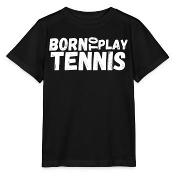 tennis / tennis / tennis players / tennis games - Stanley/Stella MINI CREATOR Kids’ T-Shirt - black - Front - Mikhail (115cm)
