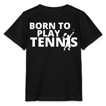 tennis / tennis / tennis players / tennis games - Stanley/Stella MINI CREATOR Kids’ T-Shirt - black - Front - Mikhail (115cm)
