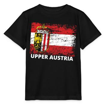 Oberösterreich - Österreich Upper Austria / Linz - Stanley/Stella MINI CREATOR Kids’ T-Shirt - black - Front - Mikhail (115cm)