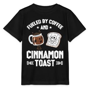 Fueled By Coffee - Stanley/Stella MINI CREATOR Kids’ T-Shirt - black - Front - Mikhail (115cm)
