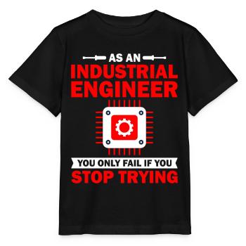 As An Industrial Engineer - Stanley/Stella MINI CREATOR Kids’ T-Shirt - black - Front - Mikhail (115cm)