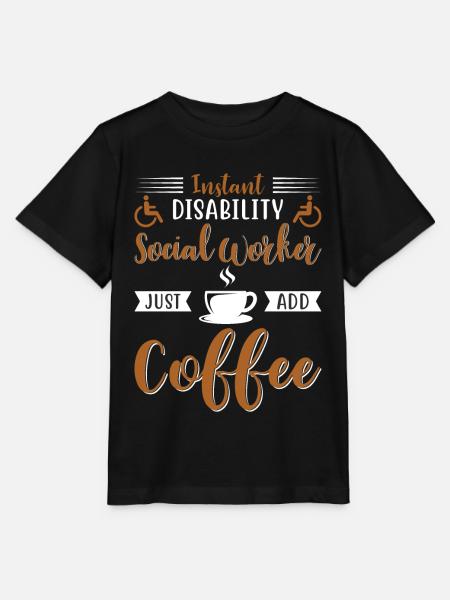 Instant Disability Social Worker - Stanley/Stella Kinder T-Shirt MINI CREATOR - Schwarz