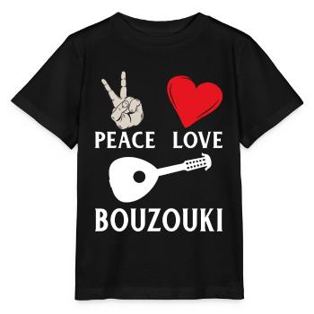 Bouzouki Music Instrument Irish Bouzouki - Stanley/Stella MINI CREATOR Kids’ T-Shirt - black - Front - Mikhail (115cm)
