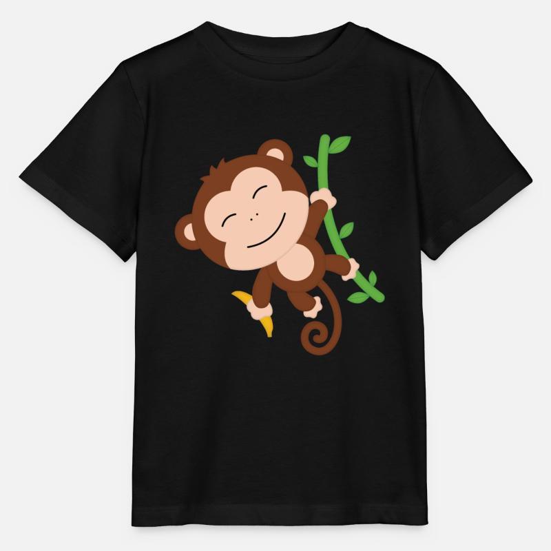 Singe - T-shirt bio MINI CREATOR Stanley/Stella Enfant - noir