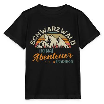 Schwarzwald, Heimat, Abenteuer, Tradition - Stanley/Stella Kinder T-Shirt MINI CREATOR  - Schwarz - Vorne - Mikhail (115cm)