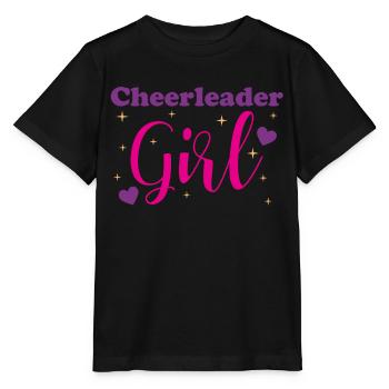 Cheerleading Cheerleader Fille Cadeau Femmes - T-shirt bio MINI CREATOR Stanley/Stella Enfant - noir - Devant - Mikhail (115cm)