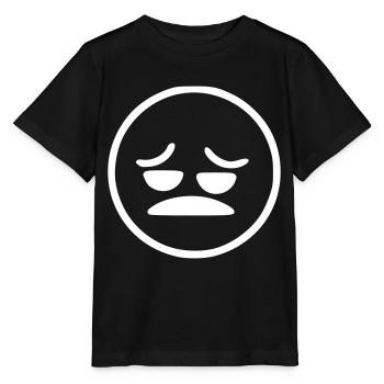 Emoji sketch evil white - Stanley/Stella MINI CREATOR Kids’ T-Shirt - black - Front - Mikhail (115cm)