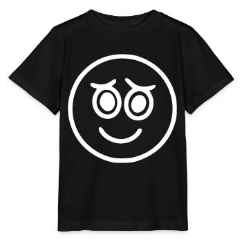 Emoji sketch cheerful white - Stanley/Stella MINI CREATOR Kids’ T-Shirt - black - Front - Mikhail (115cm)