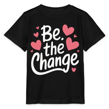Altruisme Don désintéressé Donner d’école - T-shirt bio MINI CREATOR Stanley/Stella Enfant - noir - Devant - Mikhail (115cm)