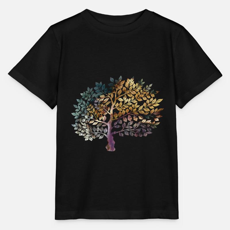 arbre de la vie - T-shirt bio MINI CREATOR Stanley/Stella Enfant - noir