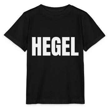 Georg Friedrich Wilhelm Hegel Schrift - Stanley/Stella Kinder T-Shirt MINI CREATOR  - Schwarz - Vorne - Mikhail (115cm)