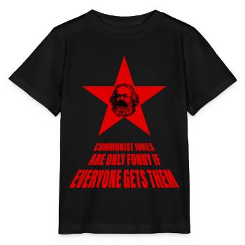 kommunistischer Witz Geschenk - Stanley/Stella Kinder T-Shirt MINI CREATOR  - Schwarz - Vorne - Mikhail (115cm)