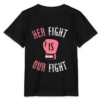 Ihr Kampf ist unser Kampf - Stanley/Stella Kinder T-Shirt MINI CREATOR  - Schwarz - Vorne - Mikhail (115cm)