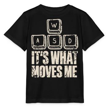 Joueur de jeu sur PC - T-shirt bio MINI CREATOR Stanley/Stella Enfant - noir - Devant - Mikhail (115cm)