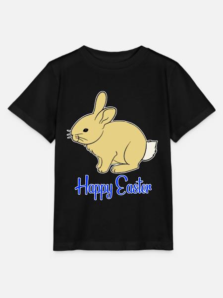 Happy Easter - Frohe Ostern - Stanley/Stella Kinder T-Shirt MINI CREATOR  - Schwarz