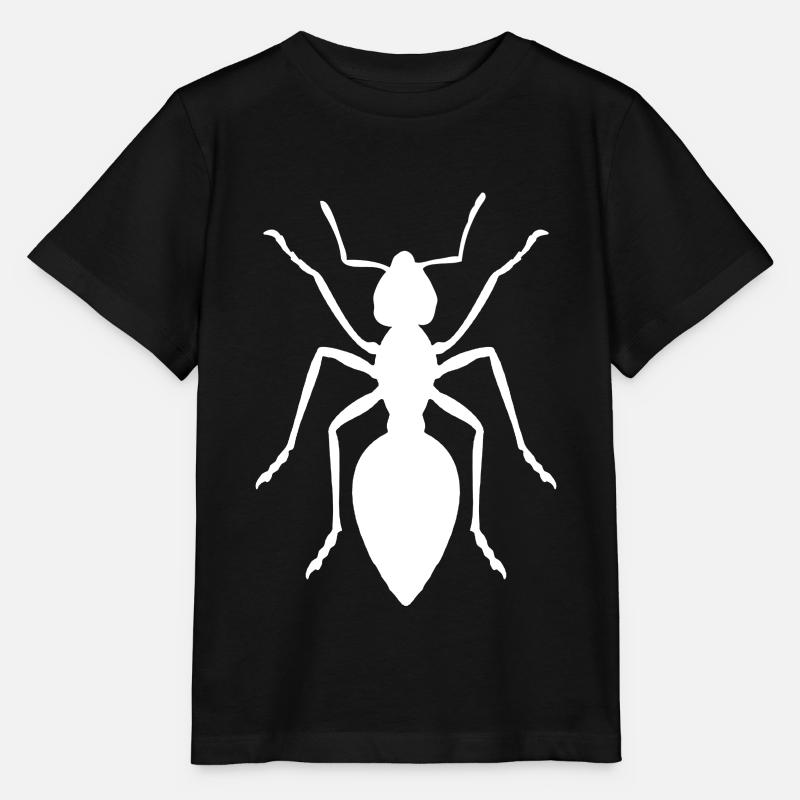 Fourmi - design avec des fourmis - T-shirt bio MINI CREATOR Stanley/Stella Enfant - noir