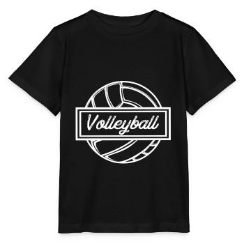 Volleyball Game Volley - Stanley/Stella MINI CREATOR Kids’ T-Shirt - black - Front - Mikhail (115cm)