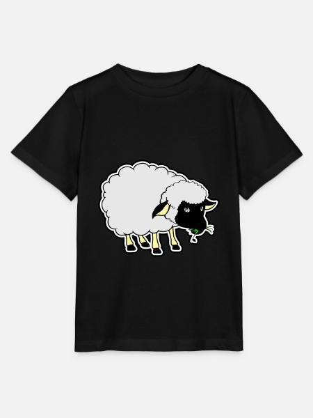 Schwarzes Schaf - Stanley/Stella Kinder T-Shirt MINI CREATOR - Schwarz