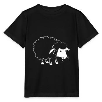 Black Sheep - Sheep - Sheep - Stanley/Stella MINI CREATOR Kids’ T-Shirt - black - Front - Mikhail (115cm)