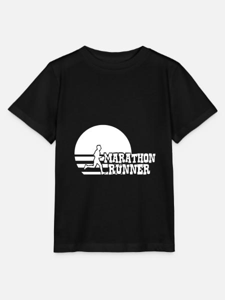 Marathon Läufer - Marathon Runner - Stanley/Stella Kinder T-Shirt MINI CREATOR - Schwarz