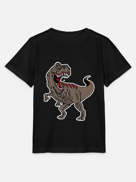 T-REX - Thyrannosaurus Rex Braun - Stanley/Stella Kinder T-Shirt MINI CREATOR - Schwarz